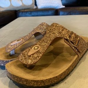 Gold Alexis Bendel Sandals-Size 10